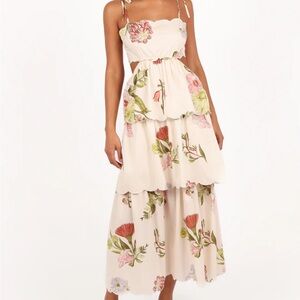 Petal & Pup Cream and pink Dress